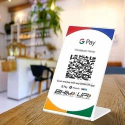 QR Code Stand – Custom Digital Payment & Business Display