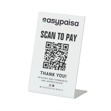 QR Code Stand – Custom Digital Payment & Business Display